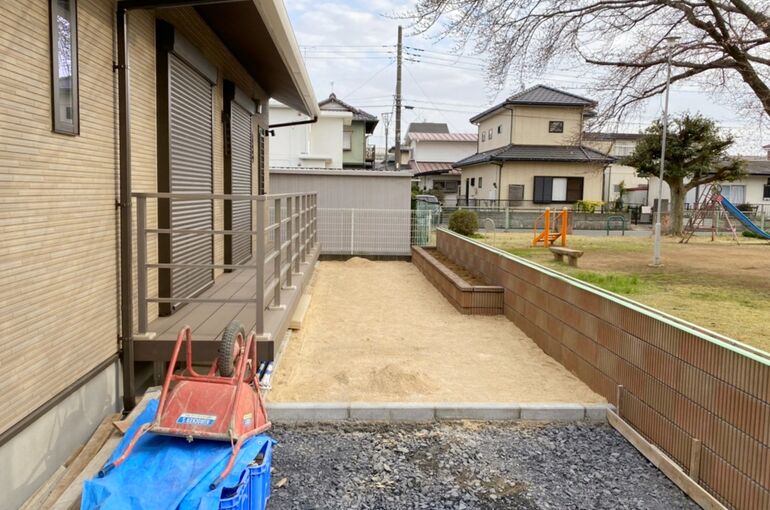 外構工事・エクステリア・着工中